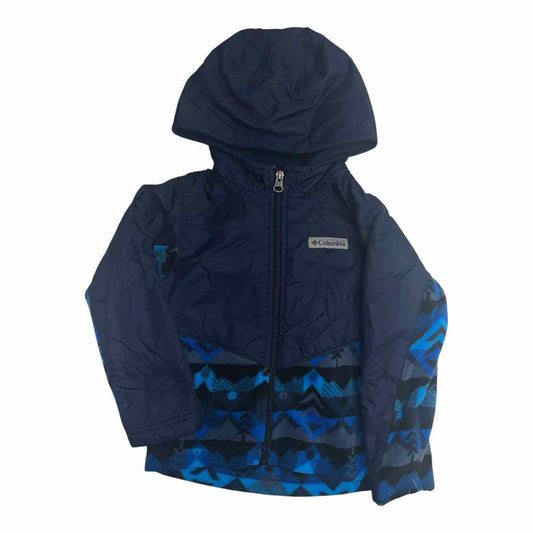 Columbia (B) Navy Toddler Size 4T Boy's Jacket Light
