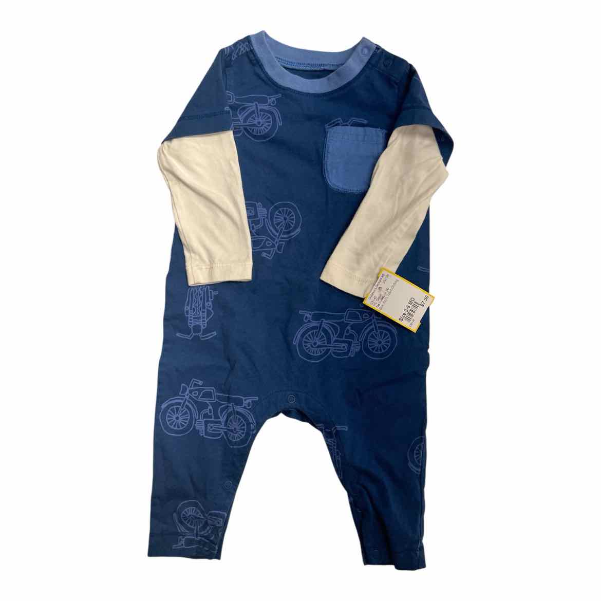 Tea Collection (A) Blue Infant Size 3-6 MO Boy's 1PC Casual