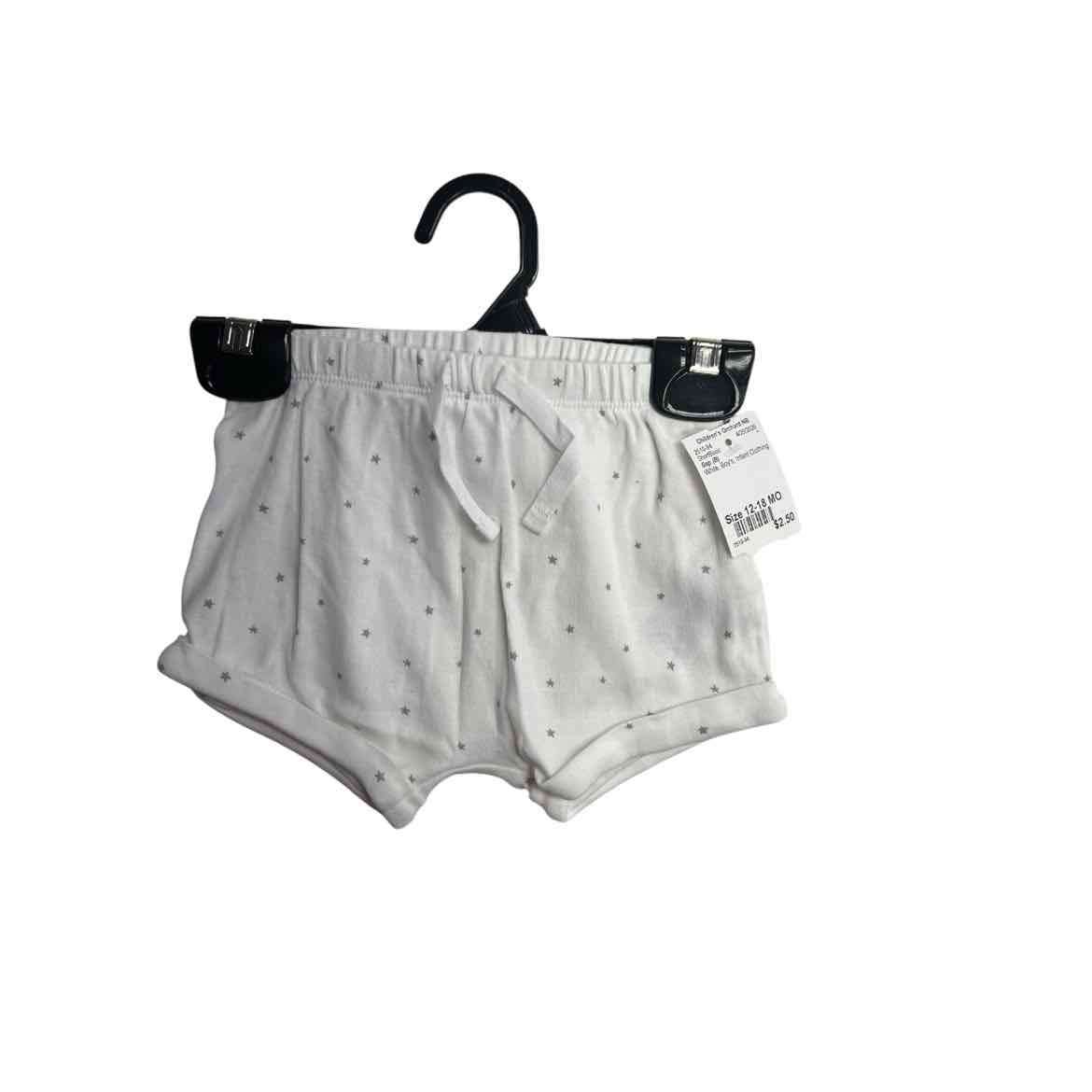Gap (B) White Infant Size 12-18 MO Boy's ShortBasic