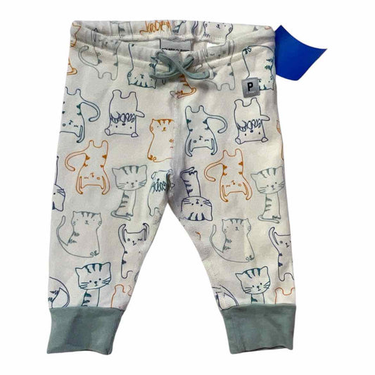 Polarn O. Pyret White Print Infant Size 0-3 MO Boy's BasicLeggings