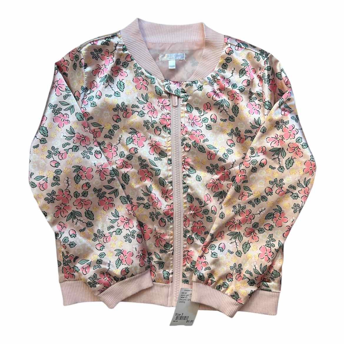 Tahari (C) Pink print Toddler Size 5 Girl's Jacket Light