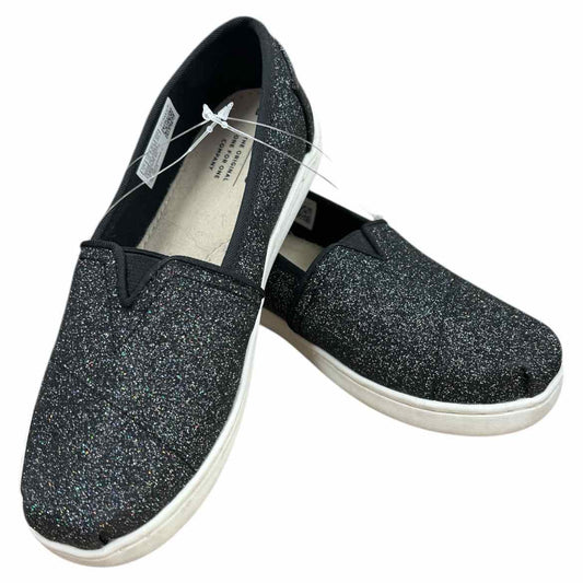 TOMS (B) Black Youth Shoe Size 1 (Youth) Girl's Casual Shoes