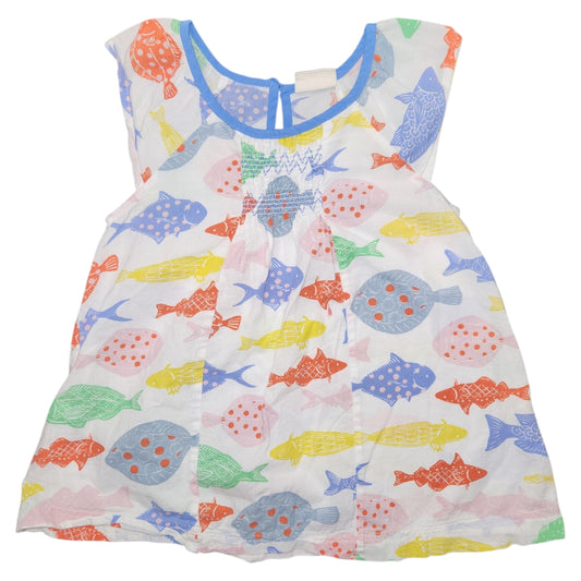 Boden (A) White Youth Size 7-8 Girl's SSTop