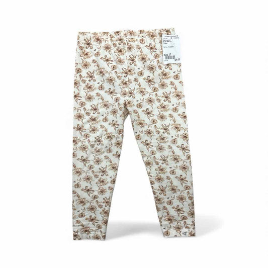 Burts Bees (C) Cream Toddler Size 2T BasicLeggings