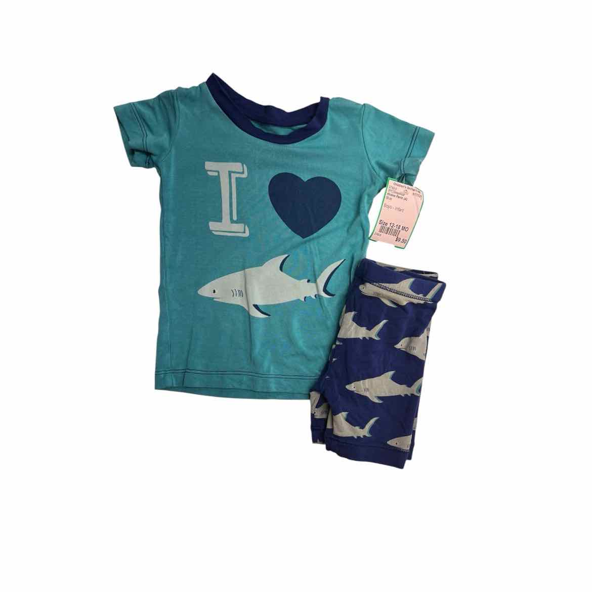 Kickee Pants (A) Blue Infant Size 12-18 MO Boy's 2PCSleepwear