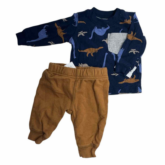 Carters (C) Navy Infant Size 3 MO Boy's 2PC Casual