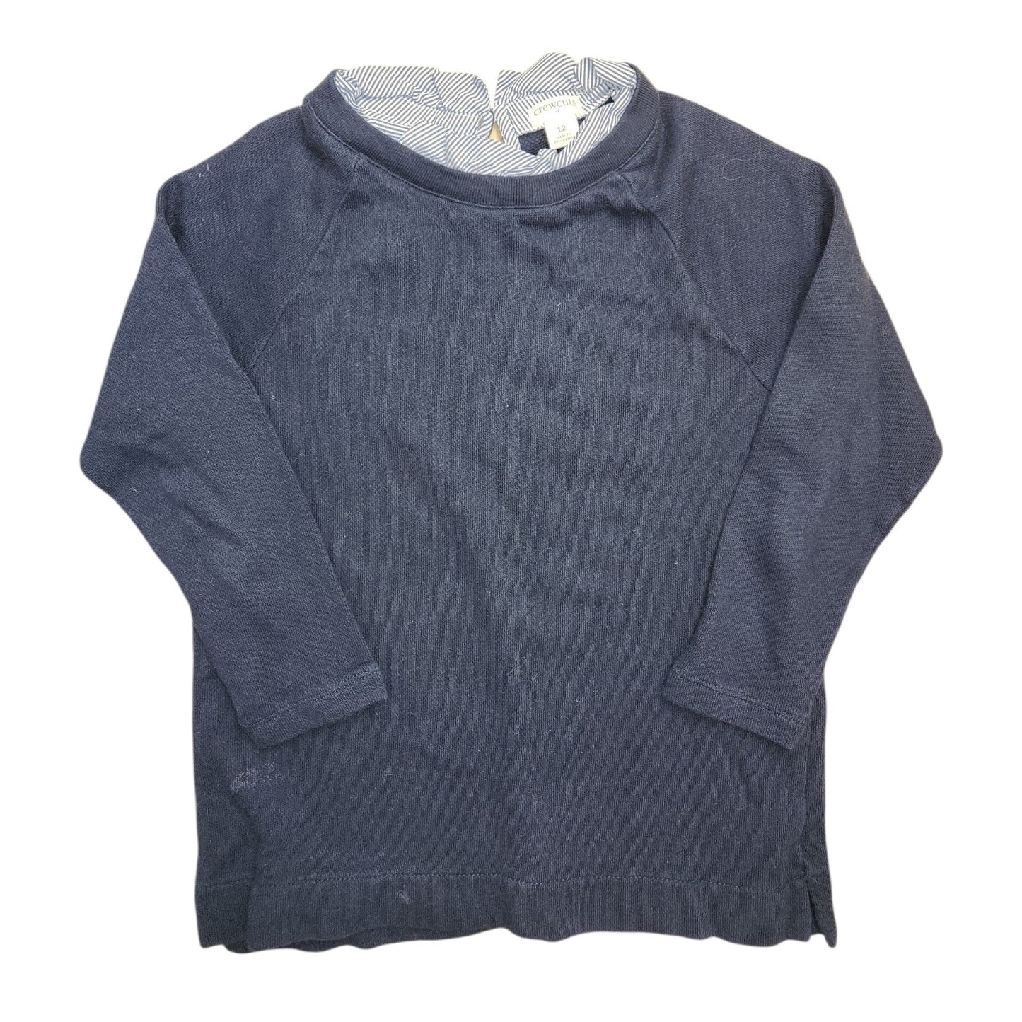 Crewcuts (B) Navy Youth Size 12 Girl's LSTop