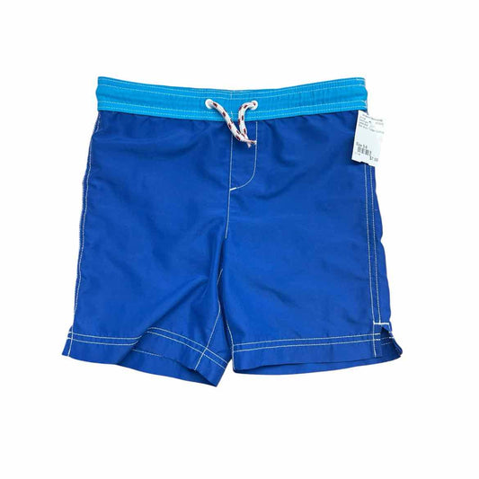 Lands End Blue Toddler Size 5-6 Boy's SwimTrunks