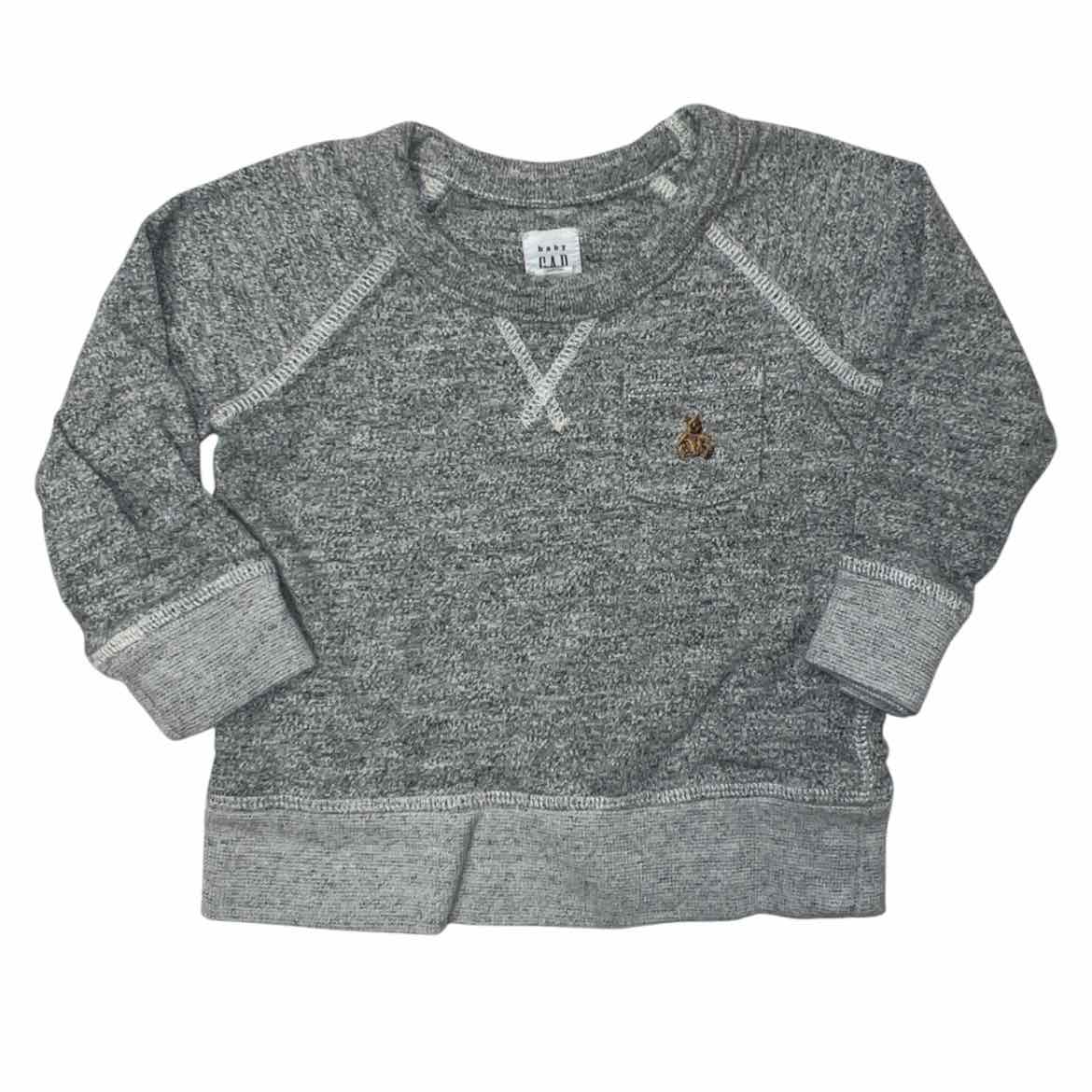 Gap (B) Grey Infant Size 18-24 MO Boy's LSTop