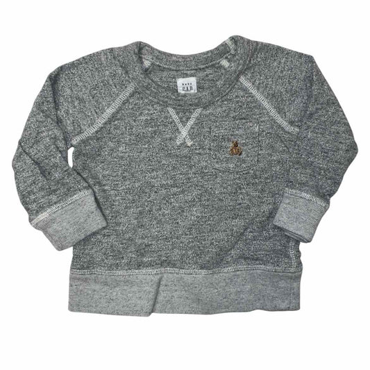 Gap (B) Grey Infant Size 18-24 MO Boy's LSTop