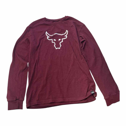 Under Armour (B) Maroon Youth Size 14 Boy's LSTopBasic