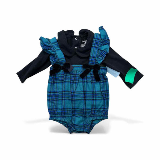 Cat and Jack (D) Green Infant Size 6-9 MO 2PC Casual