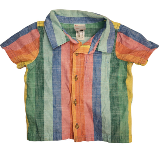 Hanna Andersson (A) Multi-Color Infant Size 18-24 MO ButtondownSS