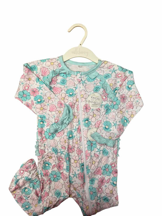 Milkberry (B) White Infant Size 6-9 MO 1PCSleepwear