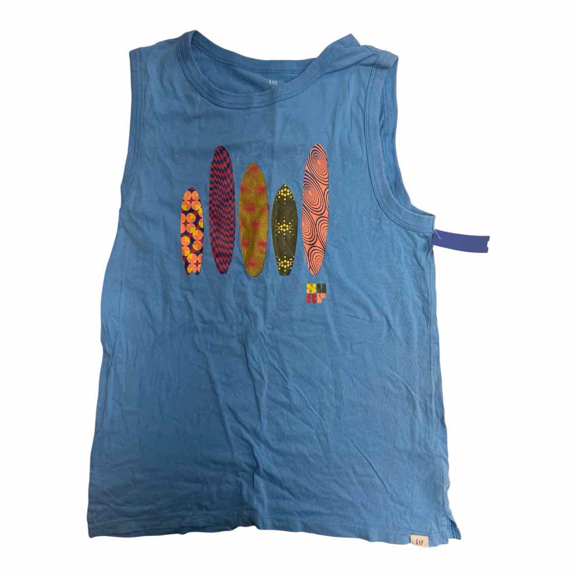 Gap (B) Blue Youth Size 14-16 Boy's TankTopBasic