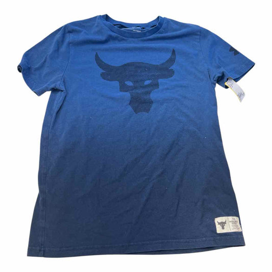 Under Armour (B) Blue Youth Size 14 Boy's SSTopBasic