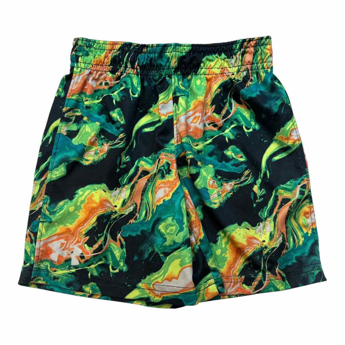 Under Armour (B) Green Print Toddler Size 4 Boy's ShortAthletic