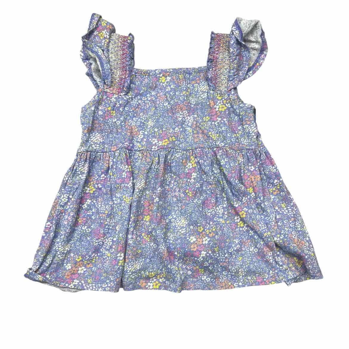 Lands End Floral Youth Size 8 Girl's TankTop