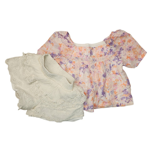 Abercrombie (B) White Toddler Size 5-6 Girl's 2PCCasual