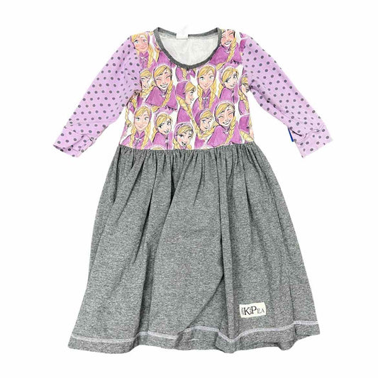 K Pea (A) Purple Youth Size 6 Girl's Basic dress