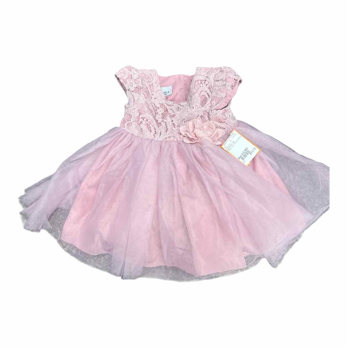 Pippa & Julie (B) Purple Infant Size 6-9 MO Girl's PartyDress