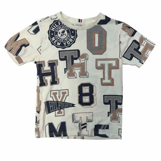 Tommy Hilfiger (B) White Youth Size 6 Boy's SSTopBasic