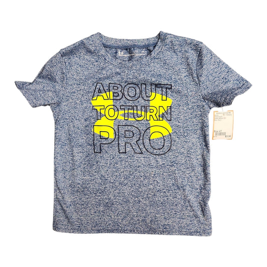 Under Armour (B) Blue Toddler Size 4T Boy's AthleticTopSS