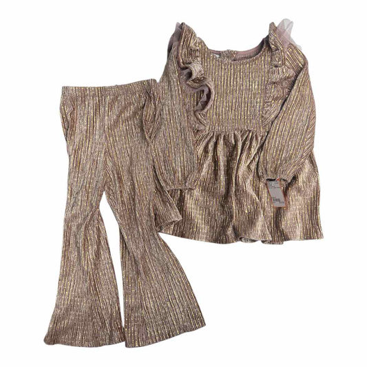 Pippa & Julie (B) Pink Toddler Size 4 Girl's 2PCCasual