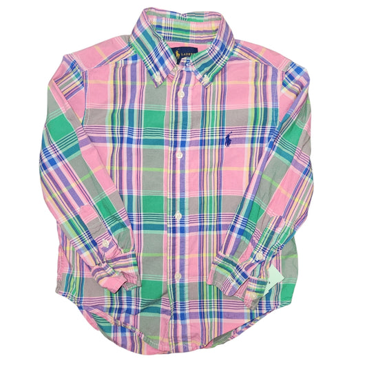 Ralph Lauren (A) Pink Toddler Size 3 ButtondownLS