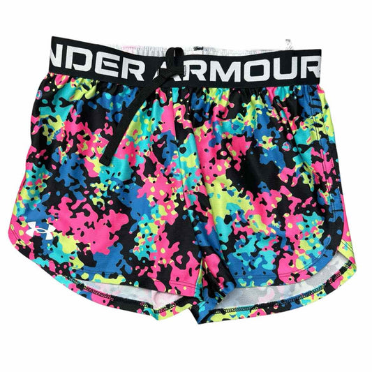 Under Armour (B) Pink print Youth Size 10-12 Girl's ShortAthletic