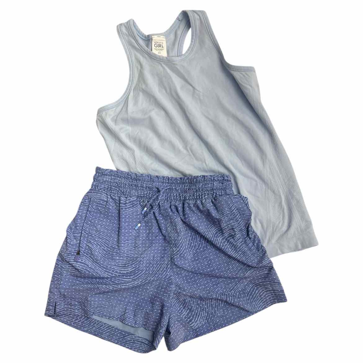 Athleta Girl (B) Purple Youth Size 12 Girl's 2PCCasual