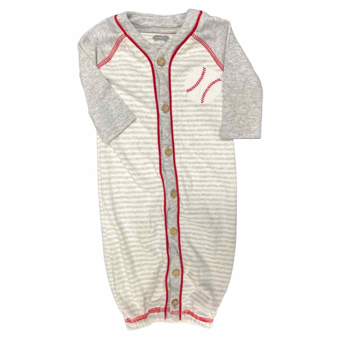 Mud Pie (B) Grey Infant Size 0-3 MO Girl's Sleepsack