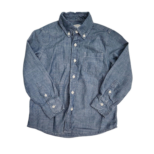 Crewcuts (B) Blue Toddler Size 4-5 ButtondownLS