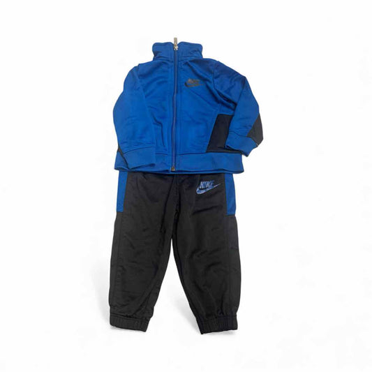 Nike (B) Blue Infant Size 12 MO 2PC Athletic Pant Suit