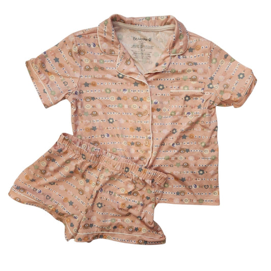 Bearpaw (AA) Pink Youth Size 6X Girl's 2PCSleepwear