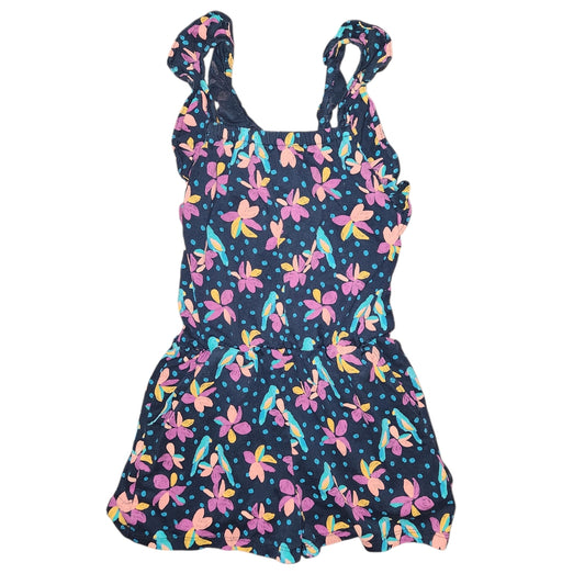 Tea Collection (A) Navy Toddler Size 5 Girl's CasualRomper