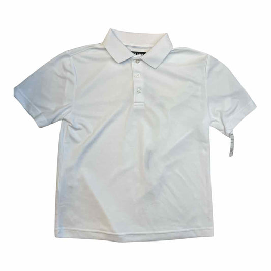 PGA White Youth Size 10-12 Boy's Polo