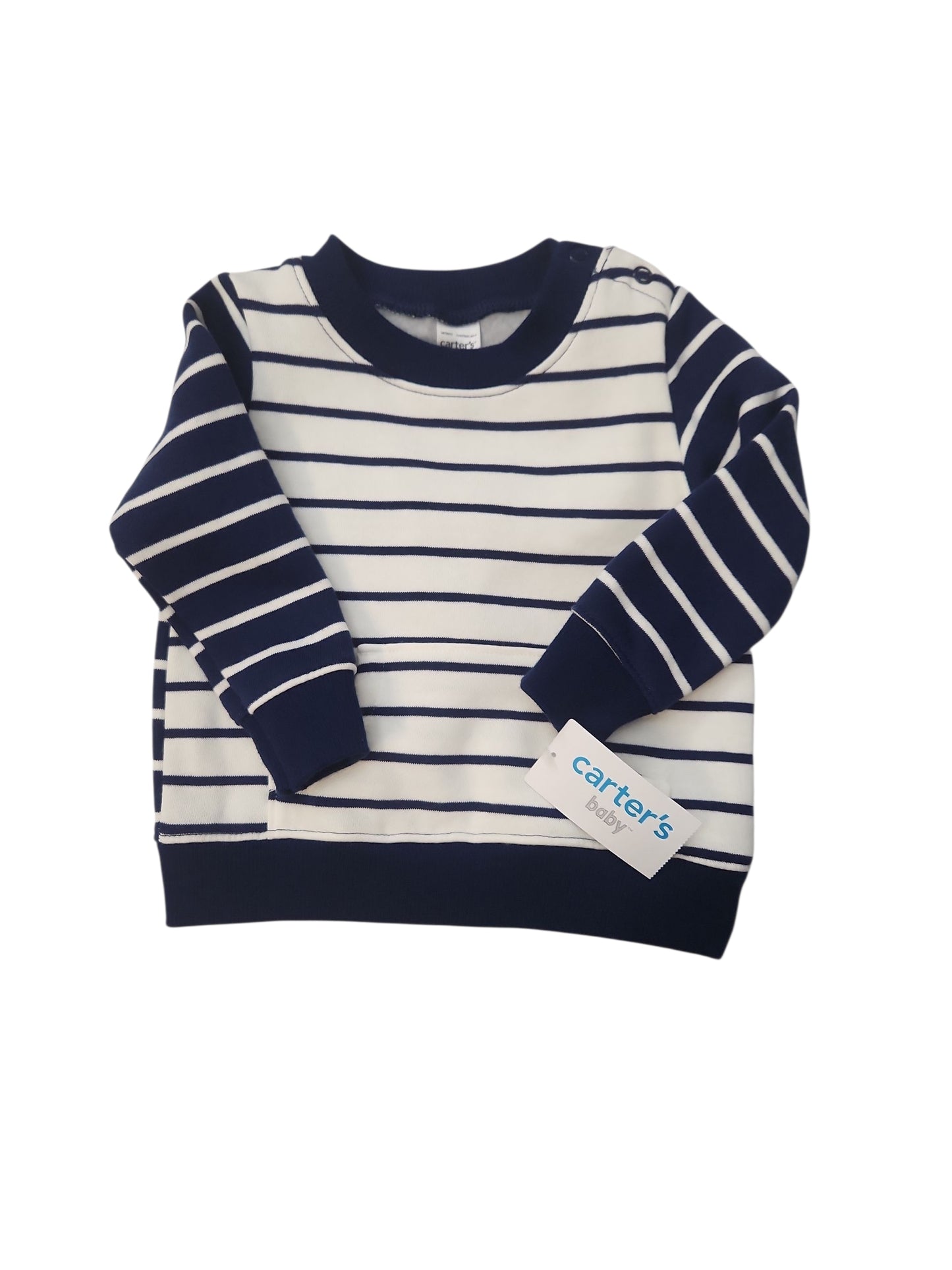 Carters (C) Stripe Infant Size 9 MO Sweatshirt