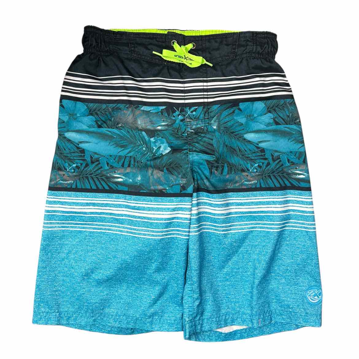 ZeroXposure (B) Blue Youth Size 14-16 Boy's SwimTrunks