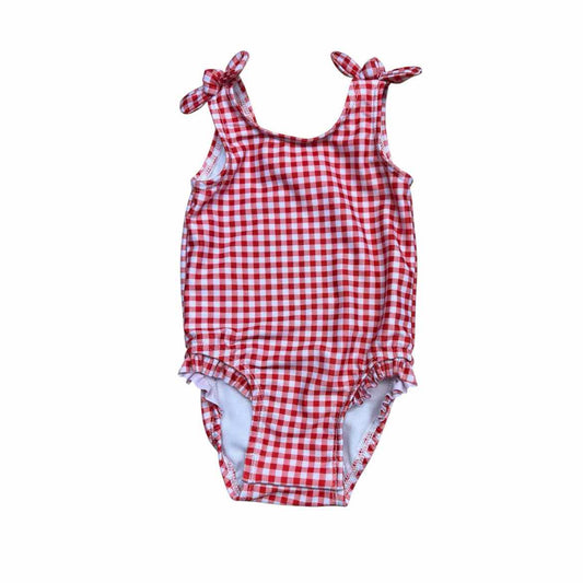 Cat and Jack (D) Plaid Infant Size 3-6 MO Girl's 1PCSwimwear