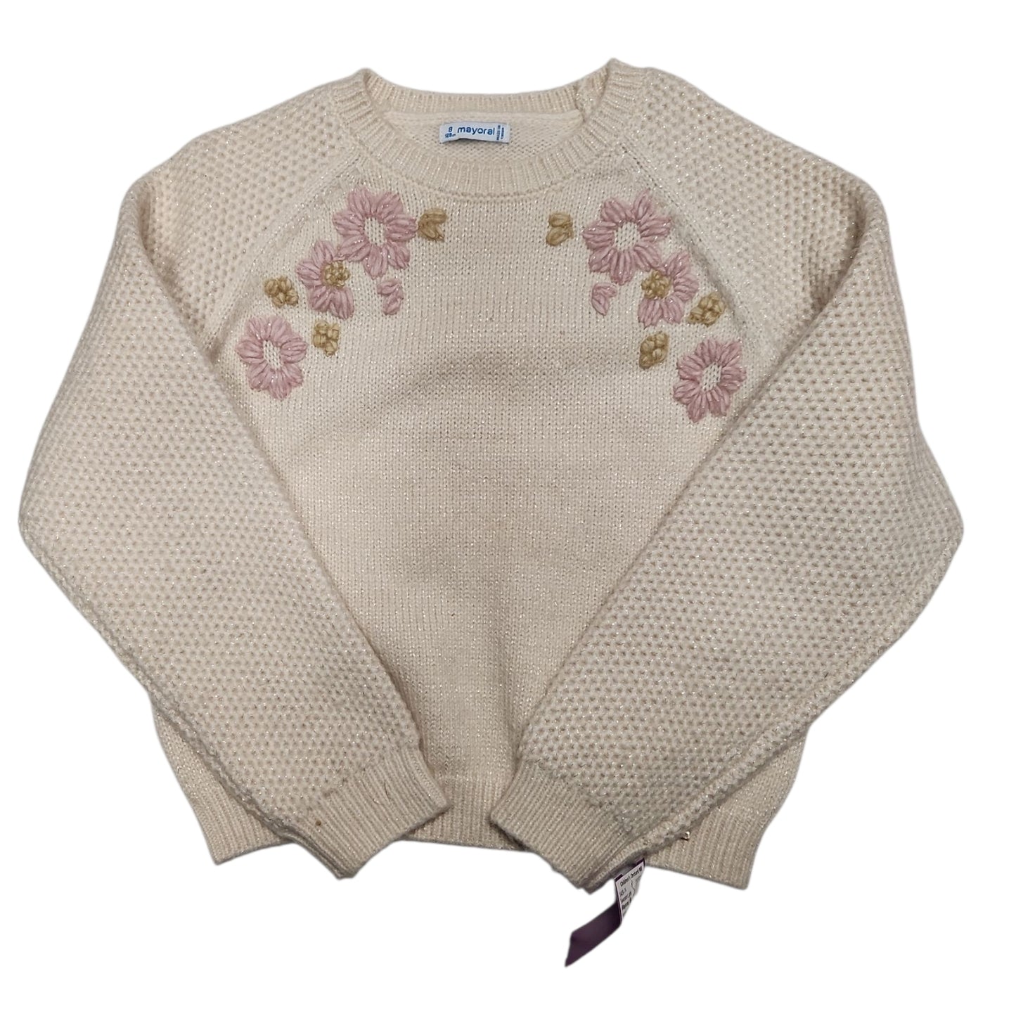 Mayoral (B) Ivory Youth Size 8 SweaterLight