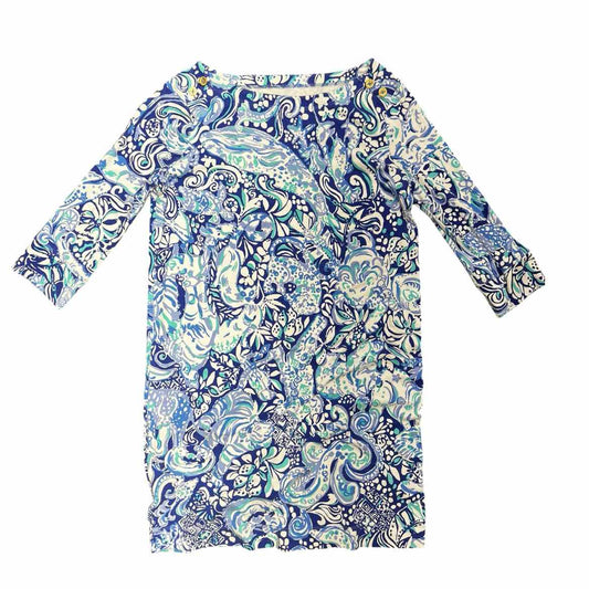 Lilly Pullitzer (AA) Blue Print Youth Size 9-10 Girl's CasualDress