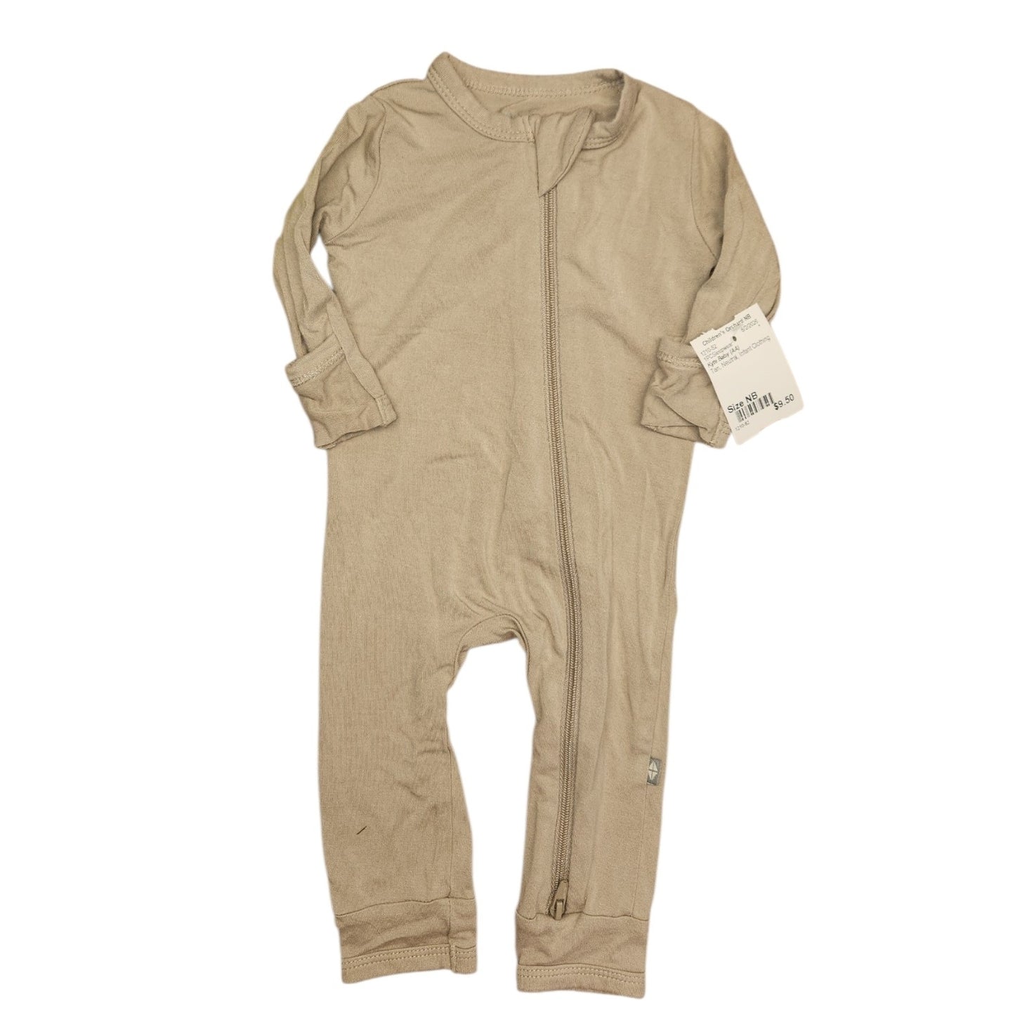 Kyte Baby (AA) Tan Infant Size NB Neutral 1PCSleepwear