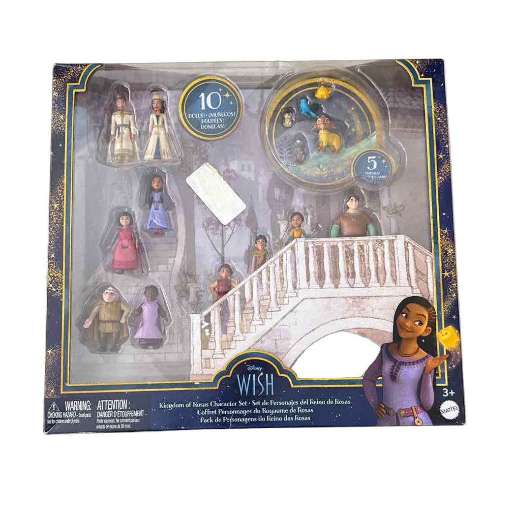 Disney Wish Kingdom of Rosas Character Small Doll Set