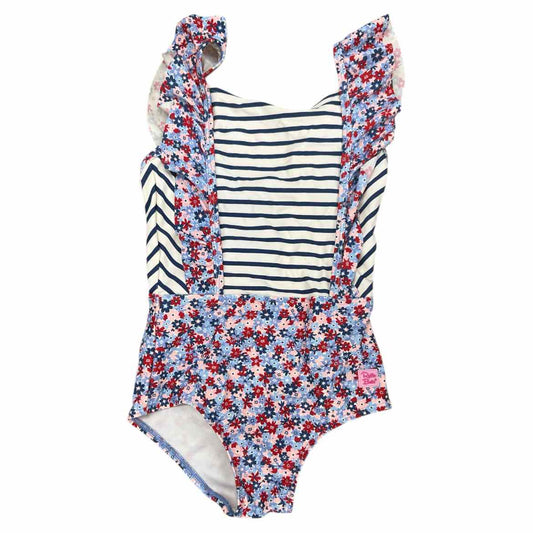 Ruffle Butts and Rugg (B) Floral Youth Size 6 Girl's Leotard