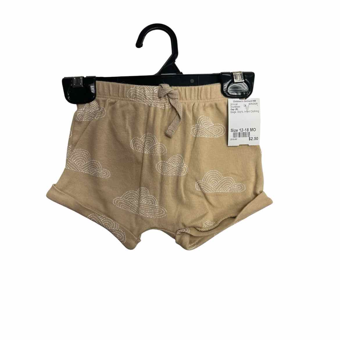 Gap (B) Beige Infant Size 12-18 MO Boy's ShortBasic