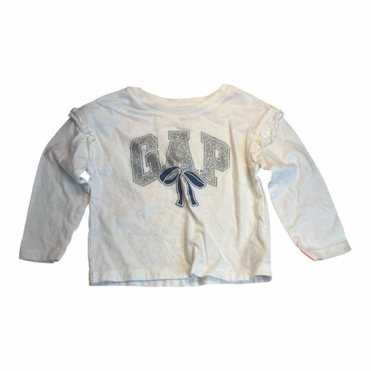 Gap (B) White Infant Size 18-24 MO Girl's LSTopBasic