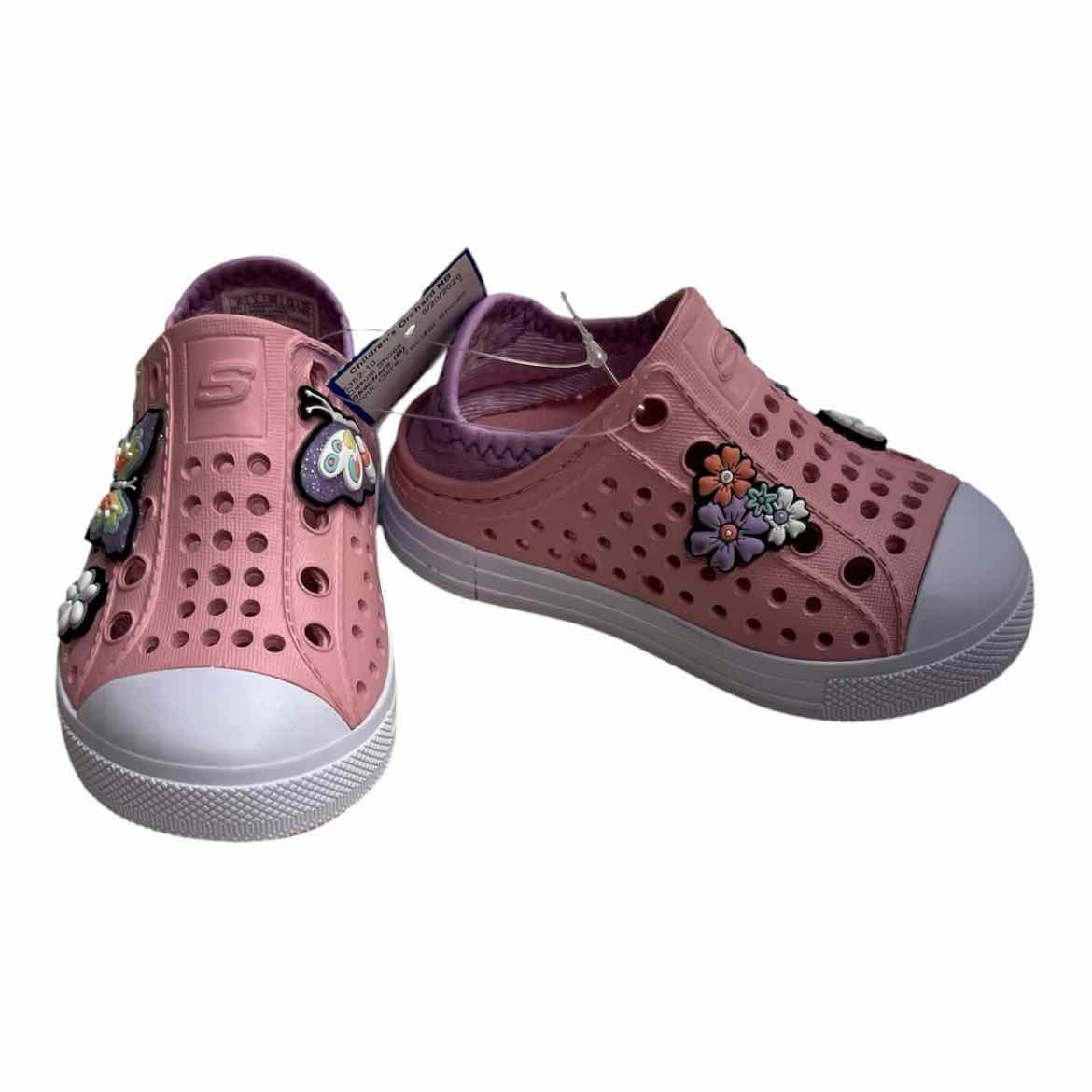 Skechers (B) Pink Toddler Shoe Size 6 (Toddler) Girl's Casual Shoes