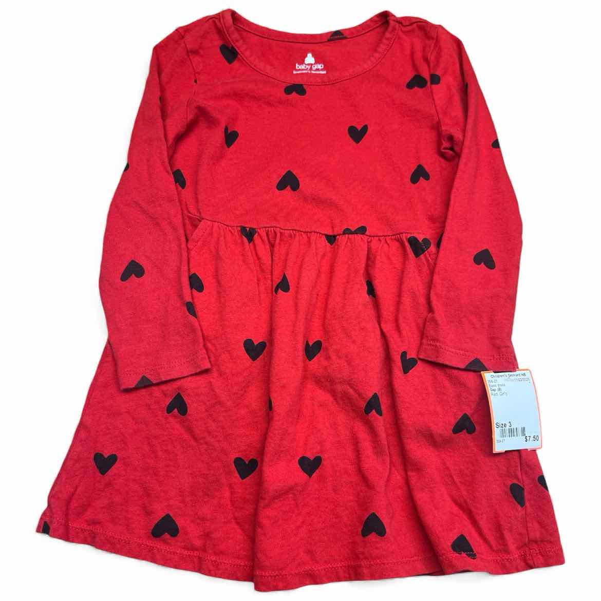 Gap (B) Red Toddler Size 3 Girl's Basic dress