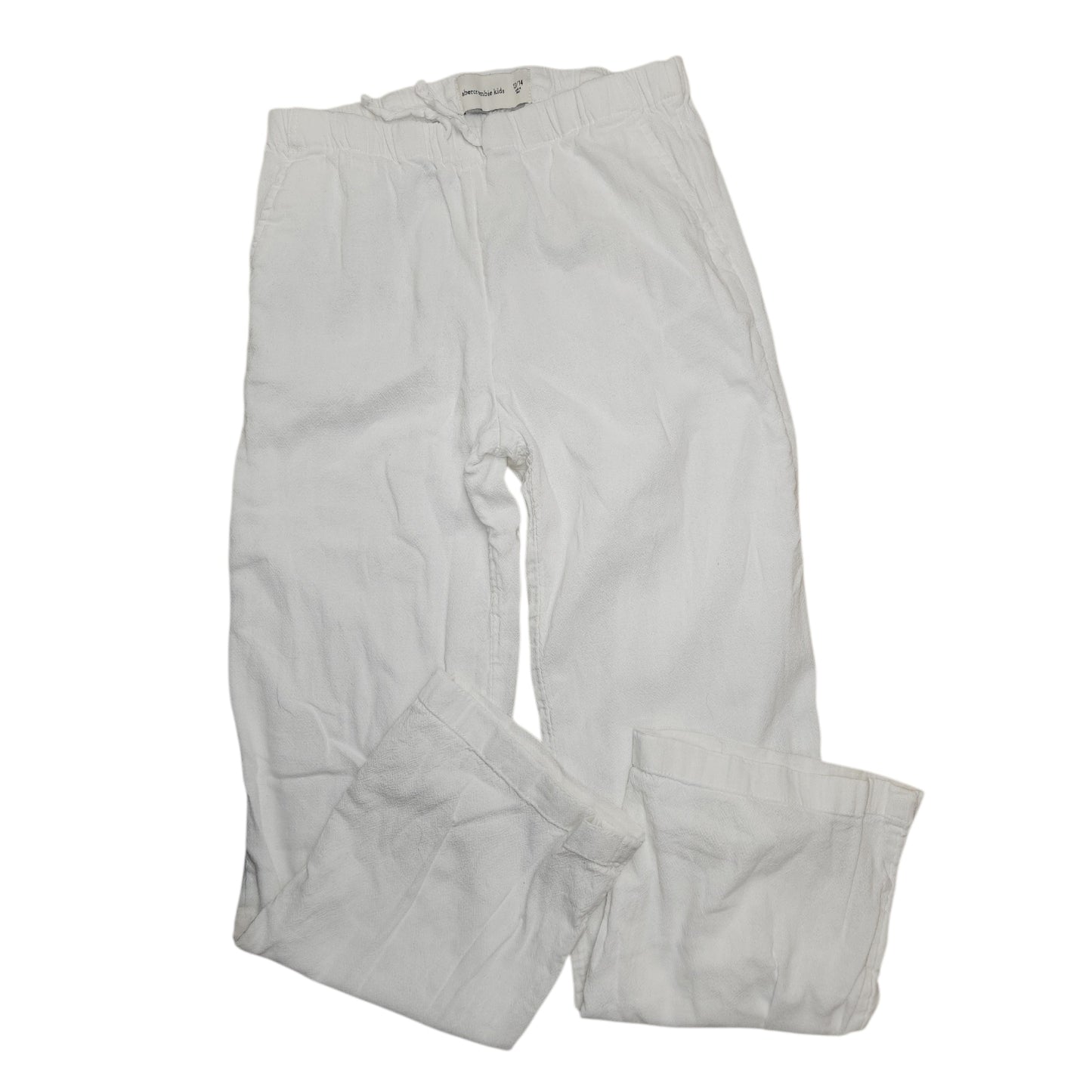Abercrombie (B) White Youth Size 12-14 Girl's PantChino